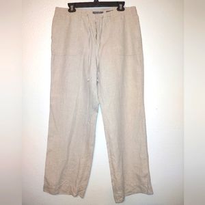 Liz Claiborne 100% linen pants